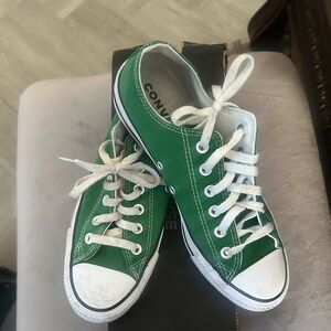 Converse Women’s Low Top Canvas Sneakers - Green